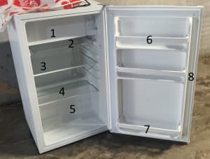 Spare PARTS for Westinghouse Bar fridge, Carlton pickup