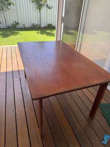 Solid Jarrah dining table
