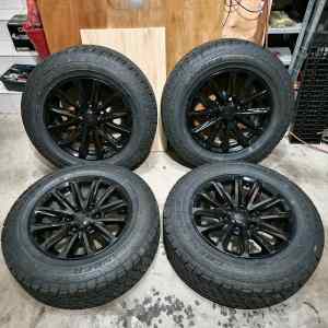 Mitsubishi Triton Wheels 17 Gloss Black 245 65 17 BRAND NEW AT Tyres