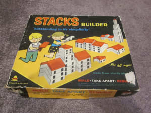 Stacks builder vintage toy