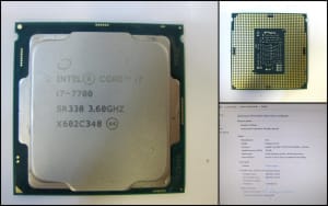 Intel Core i7-7700 SR338 3.60 GHz LGA 1151 Quad Core CPU Processor