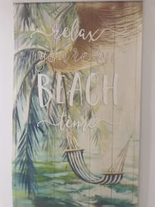 Beach canvas poster. Pick up Robina