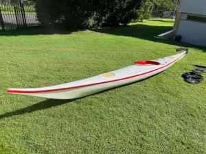 Sea Kayak 17 ft lightweight 9.5kg