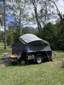 Quality off road camper trailer - Lifestyle walkthrough model
