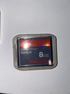 Sandisk cf memory card 8GB for canon 5D 1D 40D