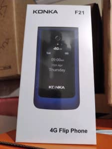 Konka F21 flip phone blue