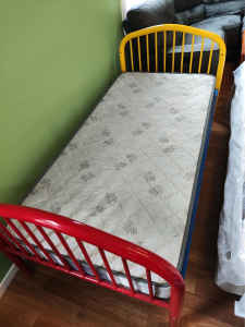 Single bed frame with mattress with good quality