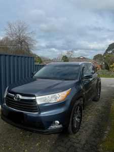 2016 BLUE TOYOTA KLUGER GXL AUTOMATIC 
