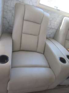 Leather Cinema Electric Recliners NEW