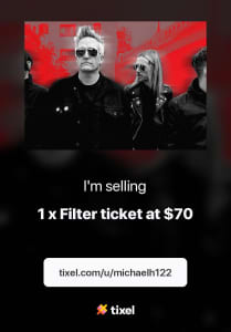 Filter Ticket Sydney