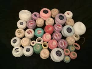 Crochet Cotton Fine 40, 50, 60, 80 Assorted Brands See Photos