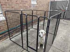 Heavy duty 8 Panel Pet Playpen Cage Enclosure Fence