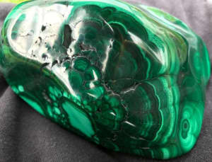 Malachite polished free form- From the Congo. 1485g