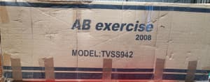 NEW UNBOXED AB EXERCISE MACHINE MODEL TVSS942..