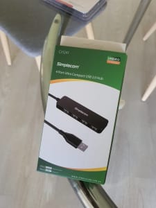 Simplecom 4 Port Ultra Compact USB 2.0 Hub