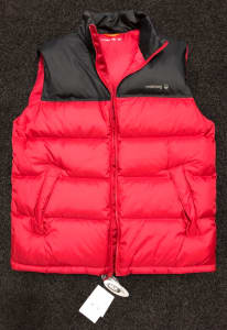 Cederberg Mens Mawson Goose Down Vest, XL, Brand New with tags