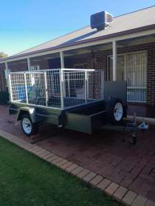 Cage trailer 7x5 as new condition