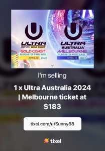 Ultra festival music Melbourne