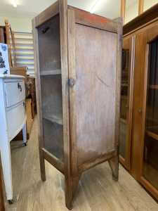 Vintage meat safe cabinet