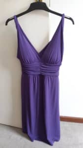 Purple size 8 cocktail dress