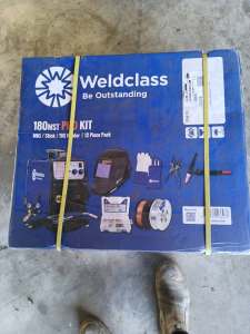 Brand new weld class welder 12 piece kit with grinder 