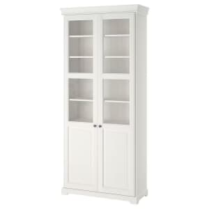 Ikea liatorp bookshelf cabinet with doors brand new.