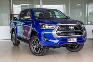 2021 Toyota Hilux GUN126R SR5 Double Cab Blue 6 Speed Sports Automatic Cab Chassis