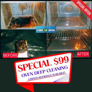 SPECIAL $99 OVEN DEEP CLEANING!