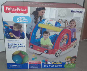Fisher Price Fire Truck Ball pit inflatable 