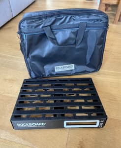 Pedalboard- Warwick Rockboard 4.1 with gig bag