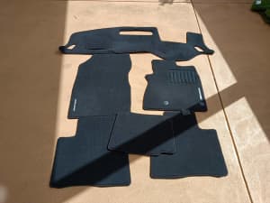 Mitsubishi Outlander MY22 Front & Rear floor mats and Dash Mat.