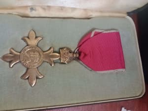 OBE medal civilian