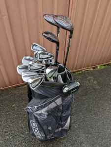 Premium set of Srixon and Cleveland golf gear.