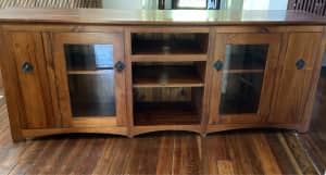 Tv cabinet solid wood