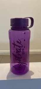 Water bottle purple