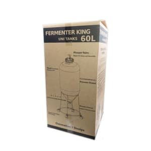 Home Brew Fermenter 60 Litre Uni Tank Conical Stainless Handles Easy Kings Beach Caloundra Area Preview