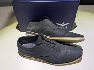Aquila Kaine Navy leather mens shoes