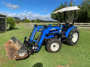 New holland tractor 40hp boomer front end loader