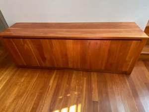 Solid Timber 4 door buffet cupboard