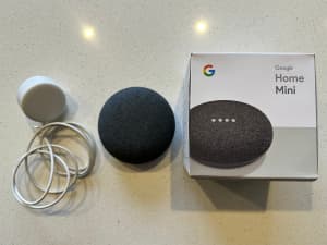 Google Home Mini Smart Speaker - Charcoal
