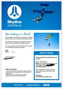 Skydive Ticket worth $340
