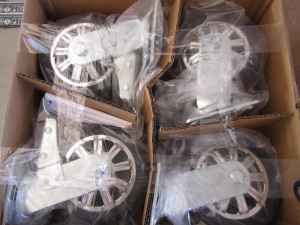 Castors Heavy Duty Set 150 mm diam wheels $95 the set