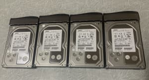 pending_Lot of 4 x HGST 3TB SAS (12Gbps) hard drive 3.5 inch