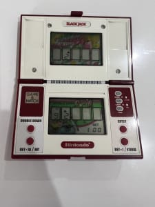 NINTENDO GAME AND WATCH BLACK JACK. EXCELLENT CONDITION