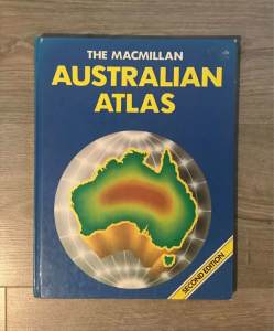 The Macmillan Australian atlas - vintage map (second edition)