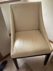 West Elm leather chairs - great opportunity
