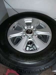 Toyota Landcruiser Rims and Tyres.