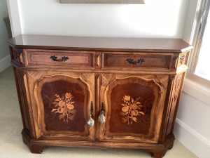 French style wooden credenza