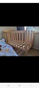 Tasman Eco cot and Change Table with mattresss included
