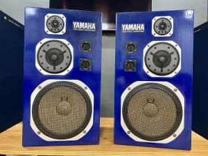 Yamaha speakers Model NS-1000 Studio Monitor Blue